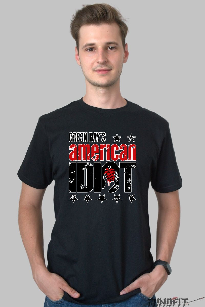 Tricou Green Day - American Idiot Edition barbat negru