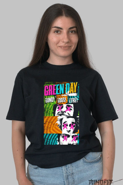 Tricou Green Day - |no! .os! re! Editie Speciala dama negru