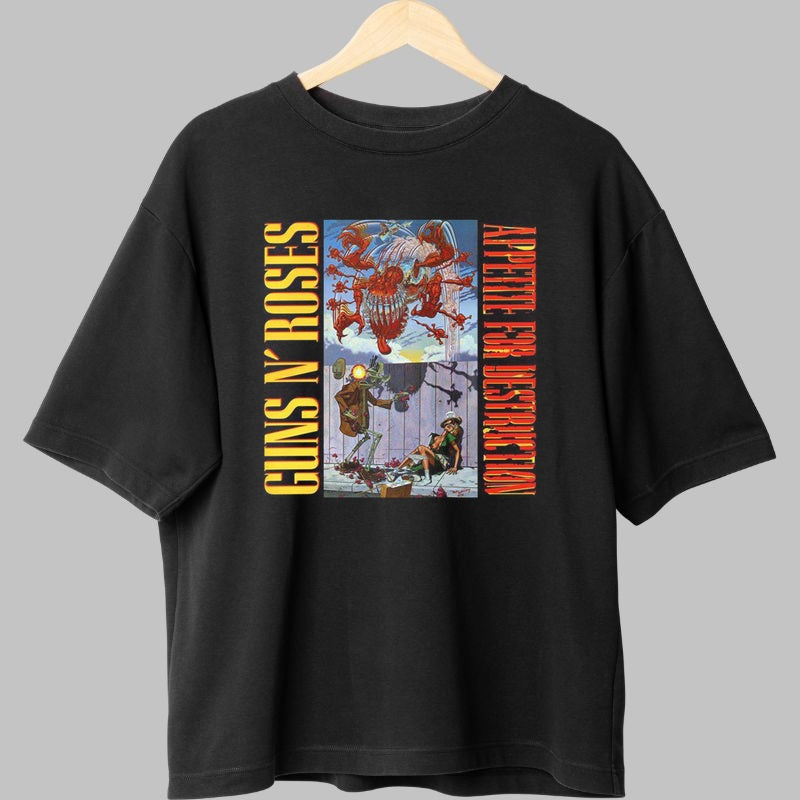 Tricou Guns N- Roses - Appetite for Destruction Art fata