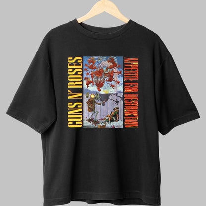 Tricou Guns N- Roses - Appetite for Destruction Art fata