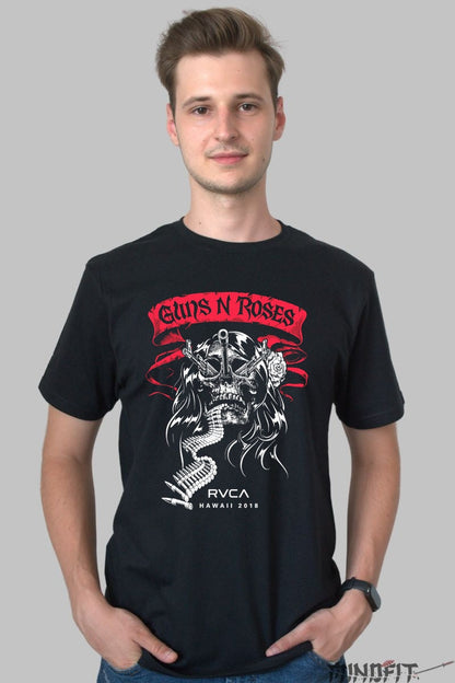 Tricou Guns N- Roses - Hawaii Tour 2018 barbat negru