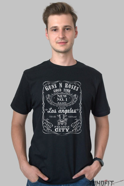 Tricou Guns N- Roses - Paradise City Vibe barbat negru