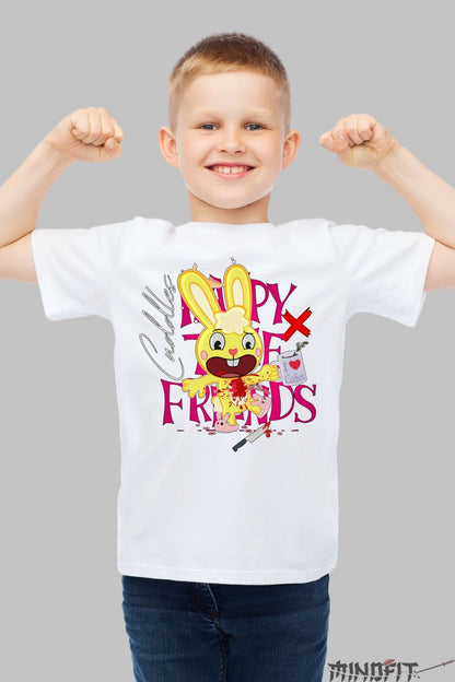 Tricou Happy Tree Friends Cuddles - Cartoon Network baiat alb