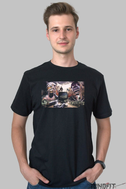 Tricou Heavy Metal Road - Templul Turneului barbat negru