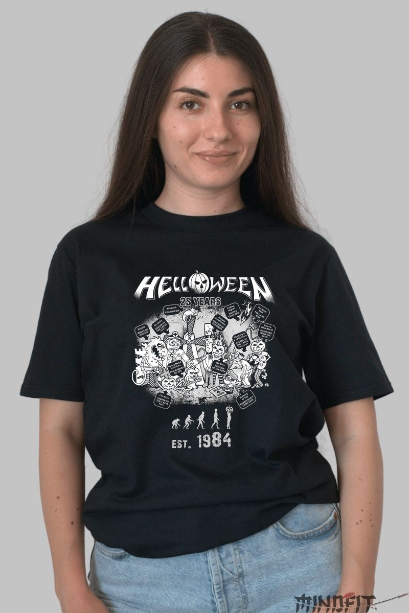 Tricou Helloween - 25 Years Legacy Edition dama negru