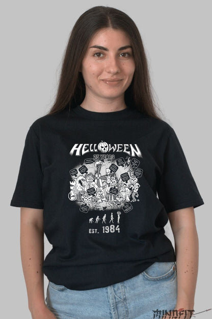 Tricou Helloween - 25 Years Legacy Edition dama negru