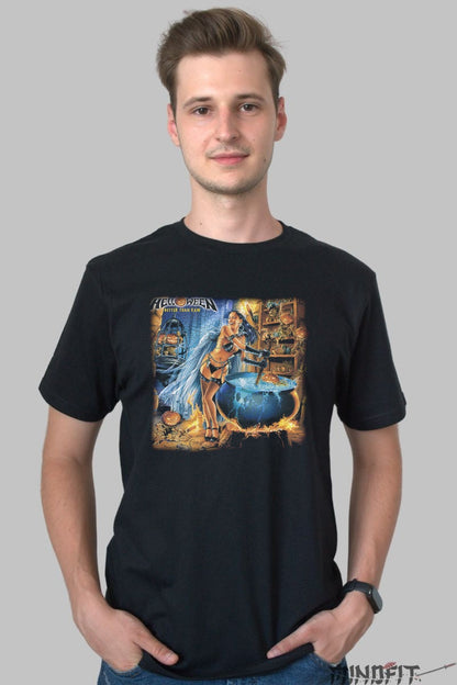 Tricou Helloween - Better Than Raw Witch Art barbat negru