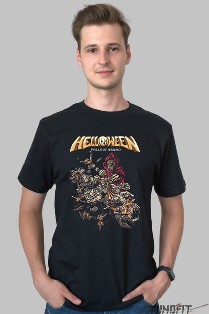 Tricou Helloween - Walls of Jericho Edition barbat negru