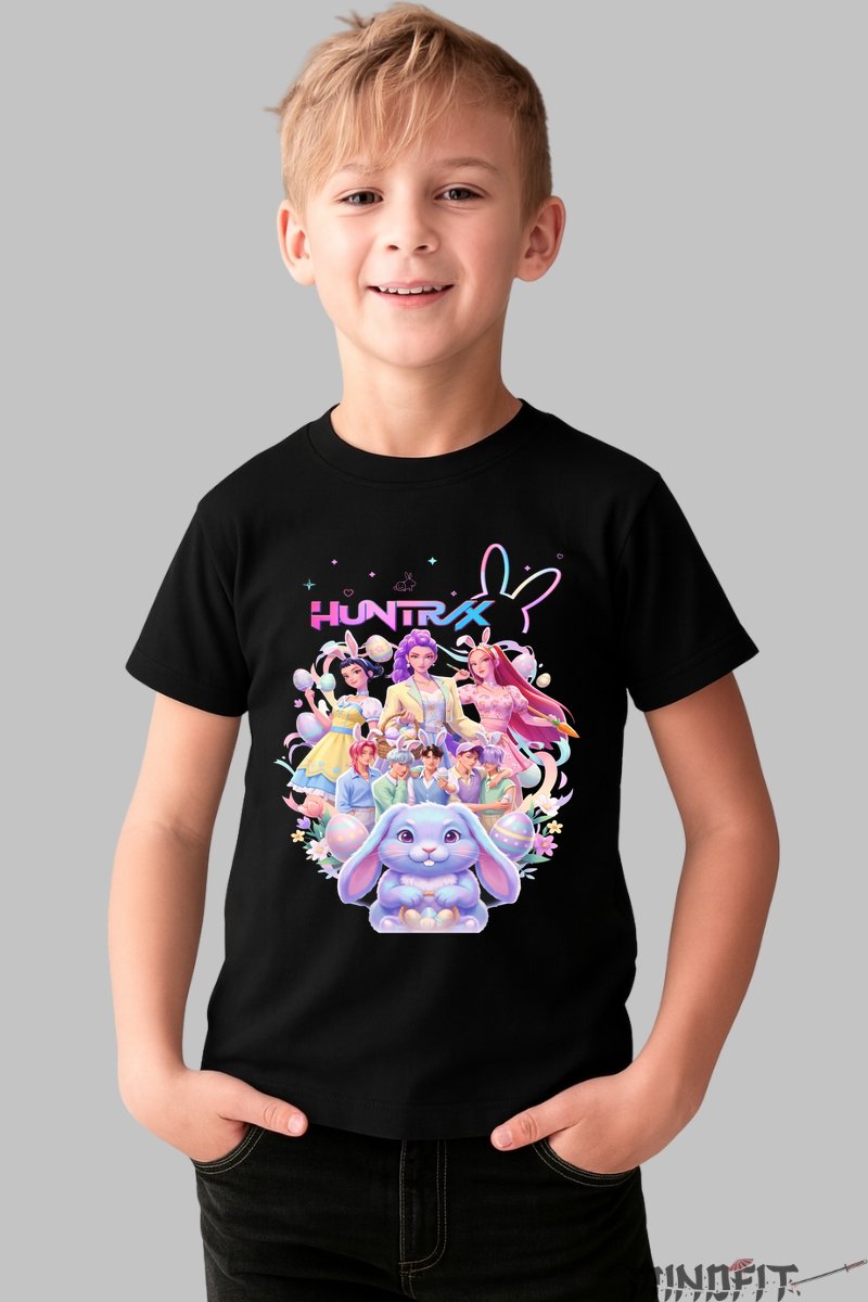 Tricou HUNTRIX Fantasy - Colectia Magica baiat negru