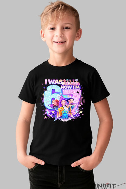 Tricou HUNTRIX Six Seven - Evolutia Epic? baiat negru