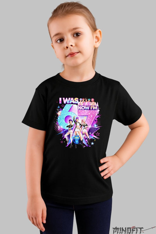 Tricou HUNTRIX Six Seven - Glam Star Energetic fata negru