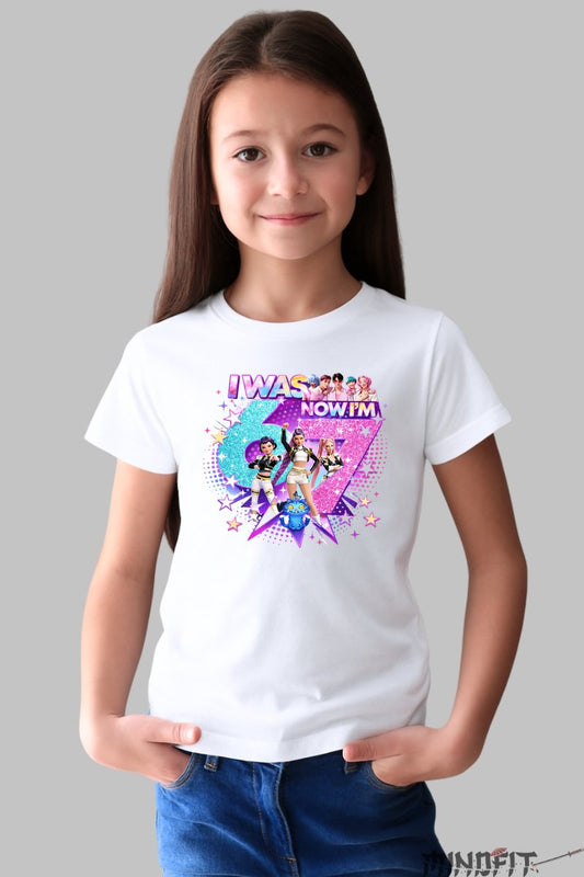 Tricou HUNTRIX Six Seven - Glamorous Pop Icons fata alb