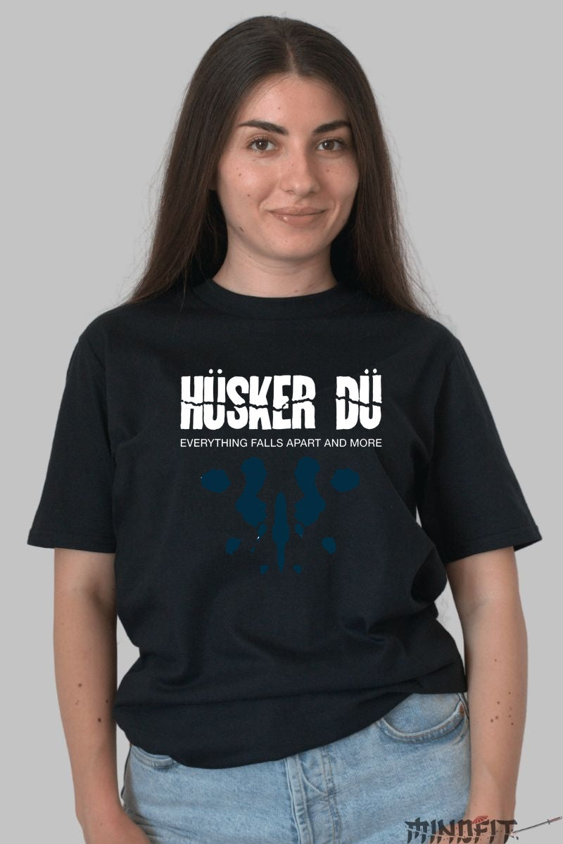 Tricou Huker Du - Everything Falls Apart and More dama negru