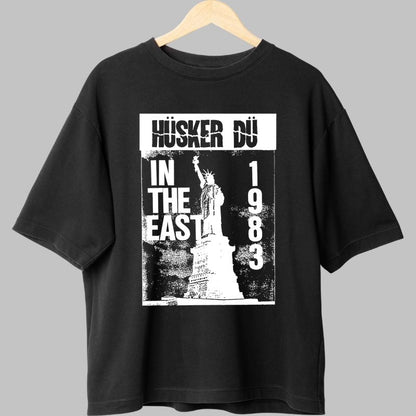Tricou Huker Du - In the East 1983 Tour fata