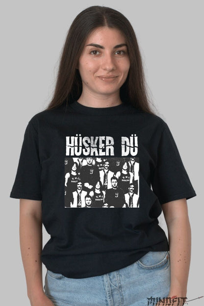 Tricou Huker Du - Punk Iconic Vibes dama negru