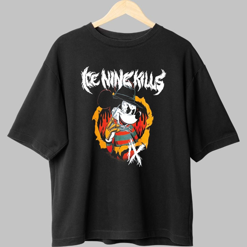 Tricou Ice Nine Kills - Horror Crossover Edition fata