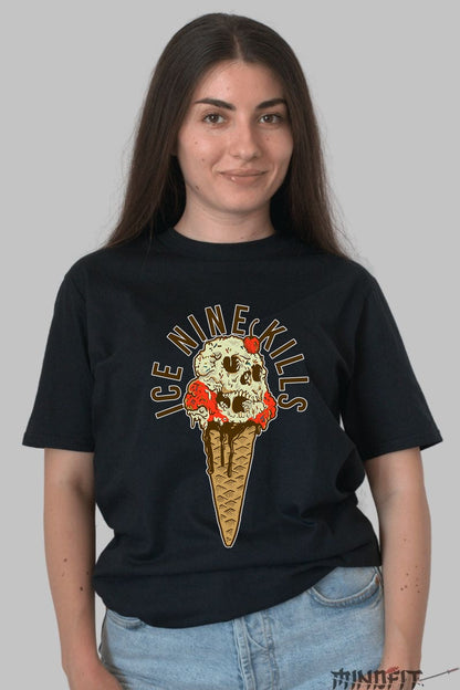 Tricou Ice Nine Kills - Inghetata Mortala dama negru