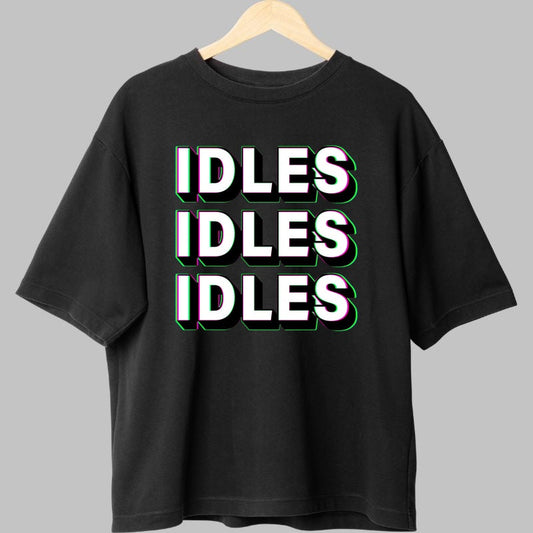 Tricou IDLES - Design Bold Triplu fata