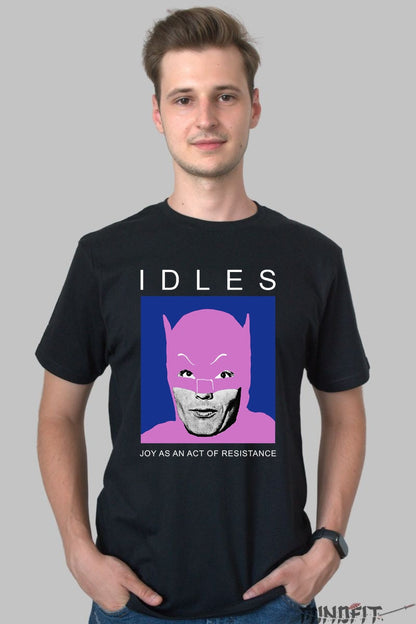 Tricou IDLES - Joy As An Act of Resistance Rock barbat negru