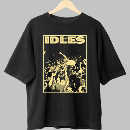 Tricou IDLES - Punk Energy Crowd Dive fata