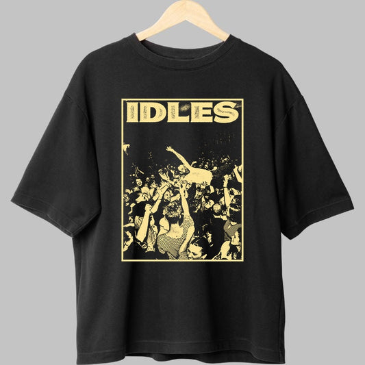 Tricou IDLES - Punk Energy Crowd Dive fata