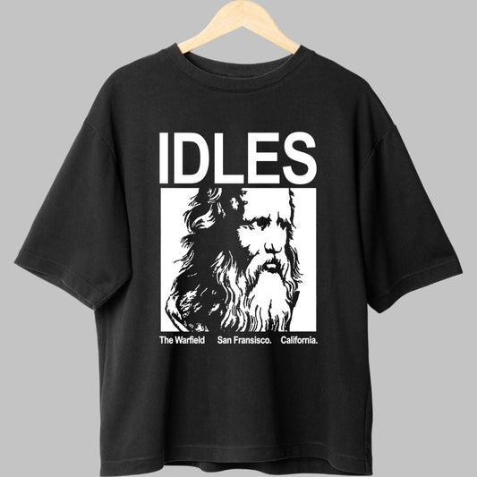 Tricou IDLES - The Warfield California Tour fata