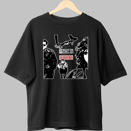 Tricou INXS Kick - Energie urbana si stil alternativ fata