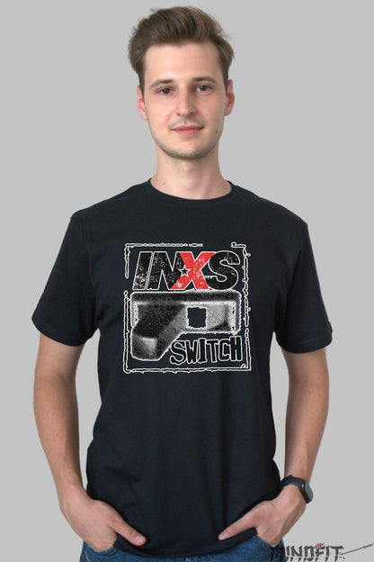Tricou INXS - Switch Album Art barbat negru