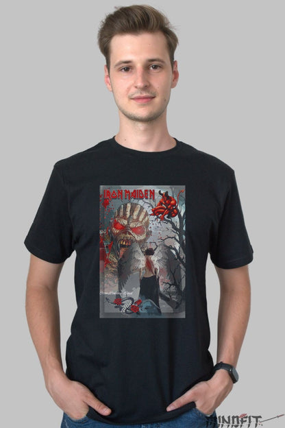 Tricou Iron Maiden - Demonland Art Graphic barbat negru