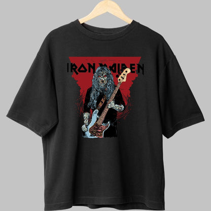 Tricou Iron Maiden - Eddie Bass Attack fata