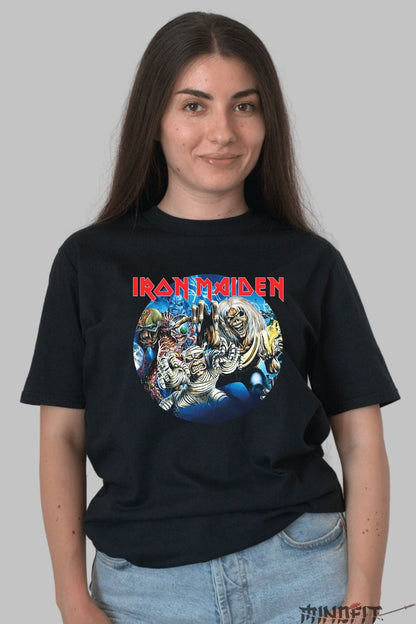 Tricou Iron Maiden - Eddie Legends Circle dama negru