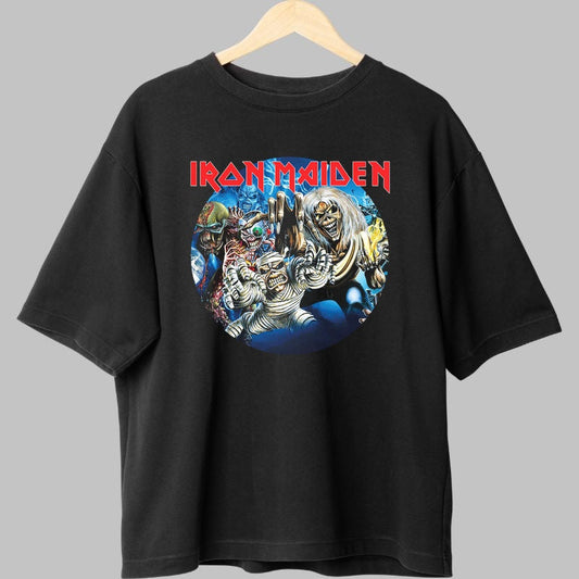 Tricou Iron Maiden - Eddie Legends Circle fata