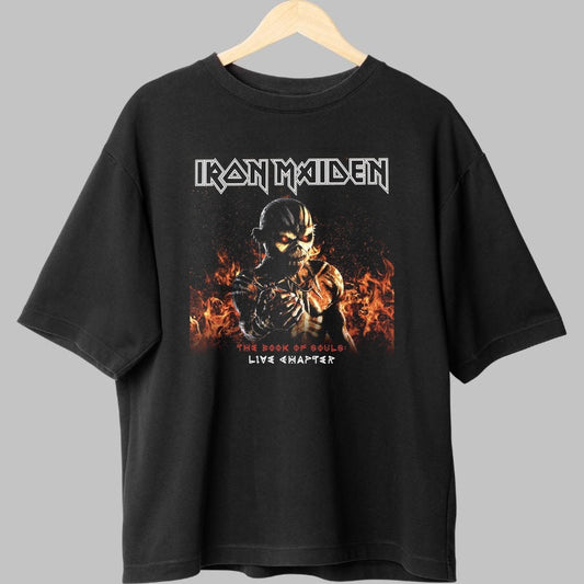 Tricou Iron Maiden - The Book of Souls Live Chapter fata