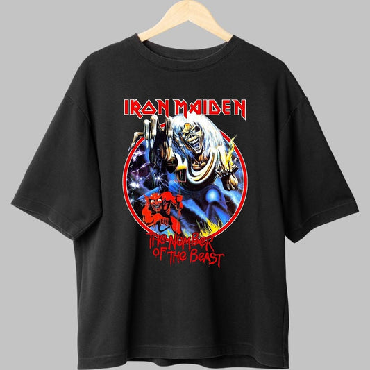 Tricou Iron Maiden - The Number of the Beast fata