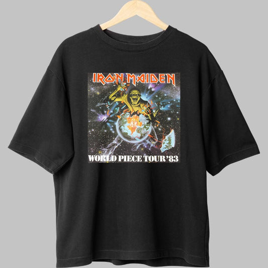 Tricou Iron Maiden - World Piece Tour -83 fata