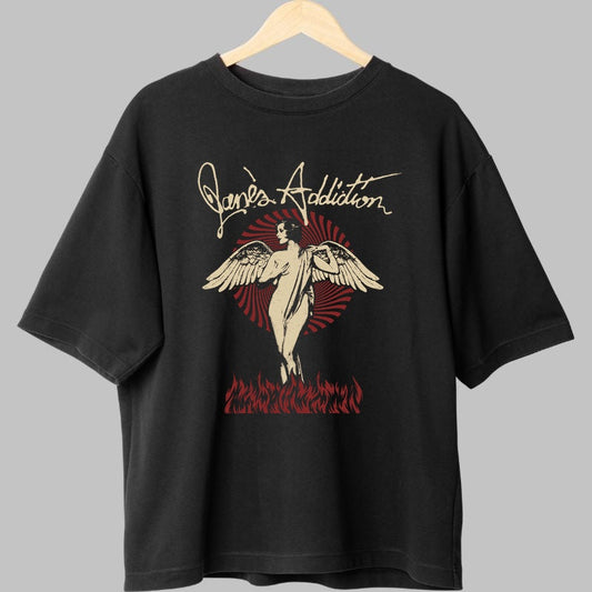 Tricou Jane-s Addiction - Angel in Flames fata