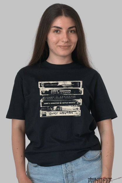 Tricou Jane-s Addiction - Cassette Collection dama negru