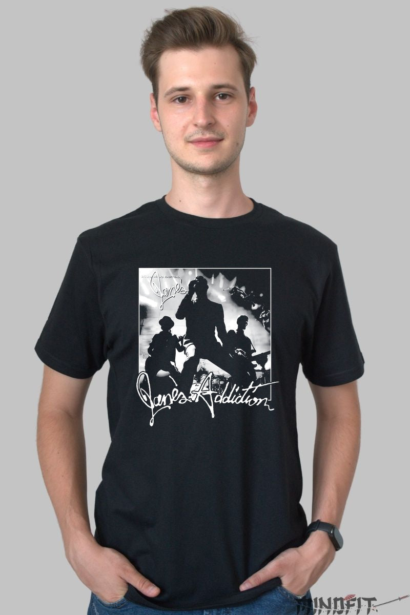 Tricou Jane's Addiction - Live Energy Vibes barbat negru