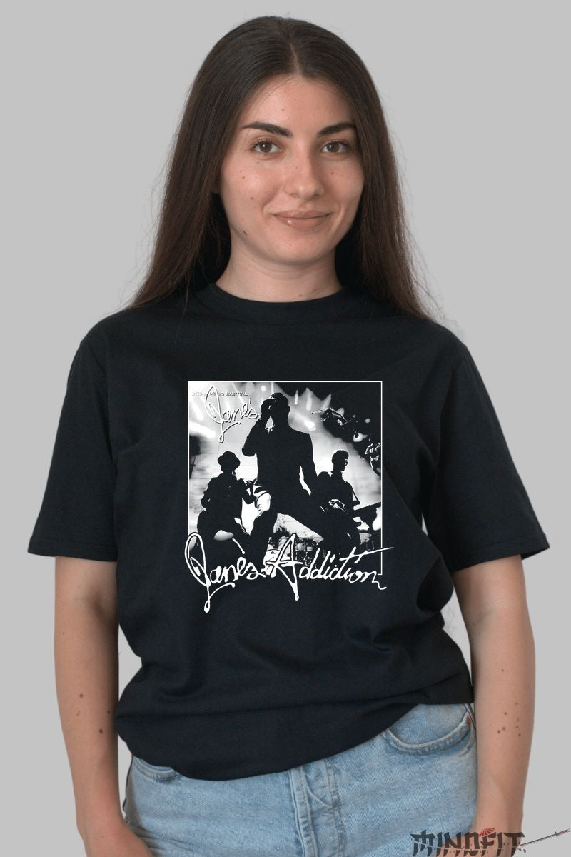 Tricou Jane's Addiction - Live Energy Vibes dama negru