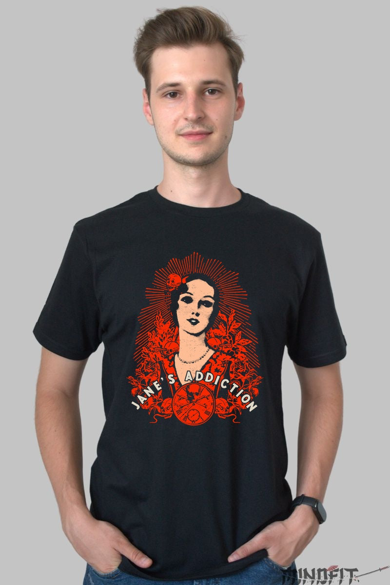 Tricou Jane-s Addiction - Spiritul alternativ al anilor -90 barbat negru