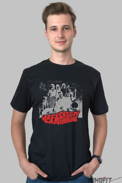 Tricou Jefferson Airplane - Psychedelic Legends barbat negru