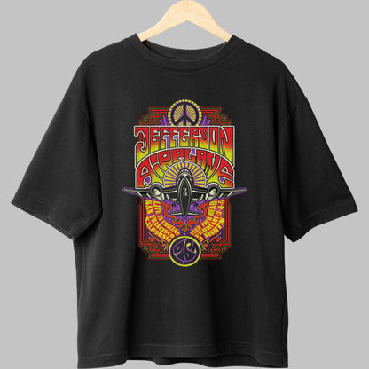 Tricou Jefferson Airplane - Psychedelic Tour Vibes fata