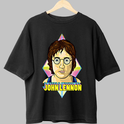 Tricou John Lennon - Portret Iconic Retro fata
