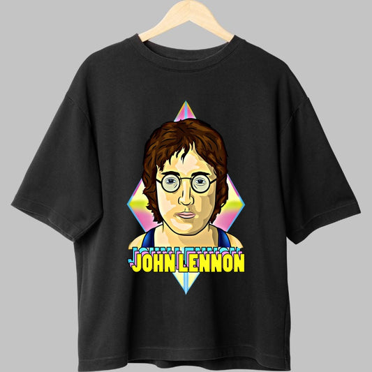 Tricou John Lennon - Portret Iconic Retro fata