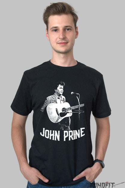 Tricou John Prine - Spiritul folk autentic barbat negru