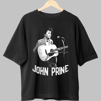 Tricou John Prine - Spiritul folk autentic fata