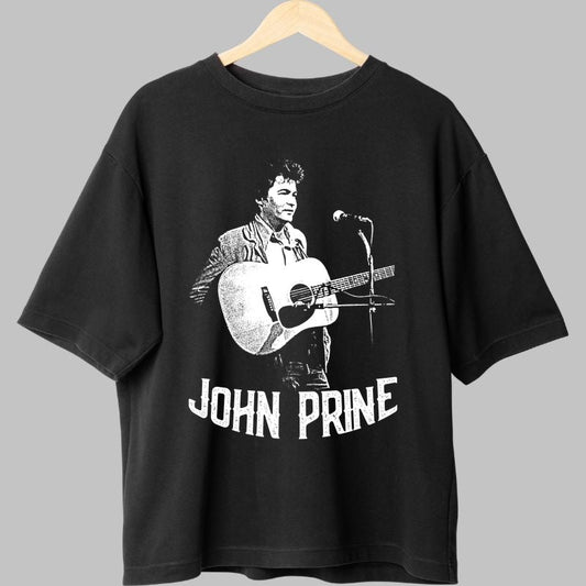 Tricou John Prine - Spiritul folk autentic fata