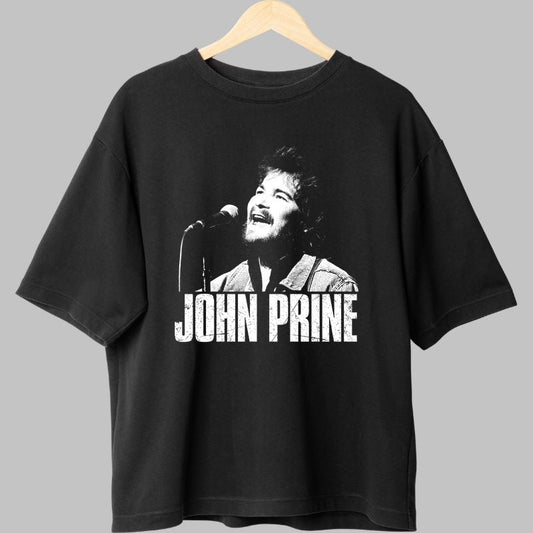 Tricou John Prine - Vibe Folk Legendary fata