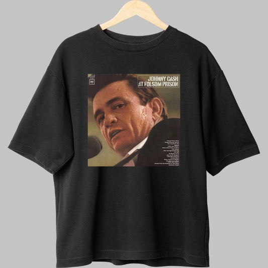 Tricou Johnny Cash - Live at Folsom Prison fata