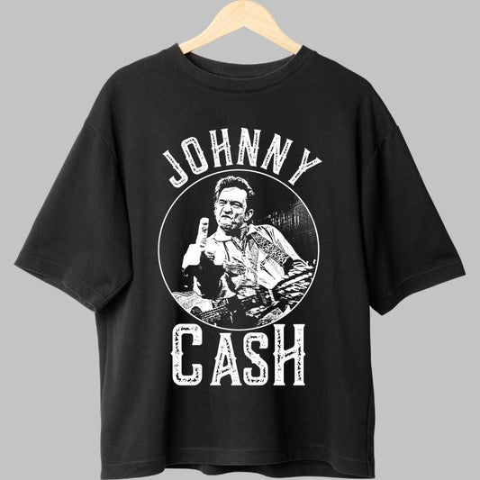 Tricou Johnny Cash - Spiritul rebel al muzicii country fata